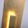 Elegante LED Stehlampe warmweiß 141 cm in Blattgold
