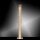 Elegante LED Stehlampe warmweiß 141 cm in Blattgold