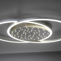 Plafonnier LED Ciel étoilé en acier 40 W...