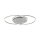 Plafonnier LED Ciel étoilé en acier 40 W dimmable