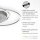 Plafonnier LED Ciel étoilé en acier 40 W dimmable