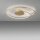 LED Deckenleuchte Leuchtringe Metall in Gold L:70 cm
