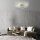 LED Deckenleuchte Leuchtringe Metall in Gold L:70 cm