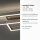 Stilvolle LED Deckenlampe Silber Fernbedienung dimmbar