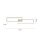 Stilvolle LED Deckenlampe Silber Fernbedienung dimmbar