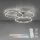 LED Deckenlampe Ringe Fernbedienung L:75 cm dimmbar
