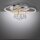 LED Deckenlampe mit Kristallanhänger in Chrom warmweiß