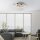 LED Deckenlampe mit Kristallanhänger in Chrom warmweiß