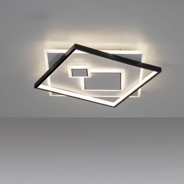 Lampe de plafonnier LED Blanc Noir Blanc chaud 3000 K 4900 lm