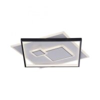 LED Deckenlampe Weiß Schwarz warmweiß 3000 K...