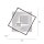 Lampe de plafonnier LED Blanc Noir Blanc chaud 3000 K 4900 lm