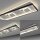 LED Deckenlampe Weiß Schwarz warmweiß 3000 K 97,5 cm