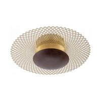 LED Deckenleuchte Metall Rost-Gold &Oslash;45 cm 12 W...