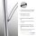 Lampadaire LED avec bras de lecture en acier verre 200 cm 5770 lm