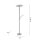 Lampadaire LED avec bras de lecture en acier verre 200 cm 5770 lm