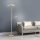 Lampadaire LED lampe de lecture en laiton verre 200 cm dimmable
