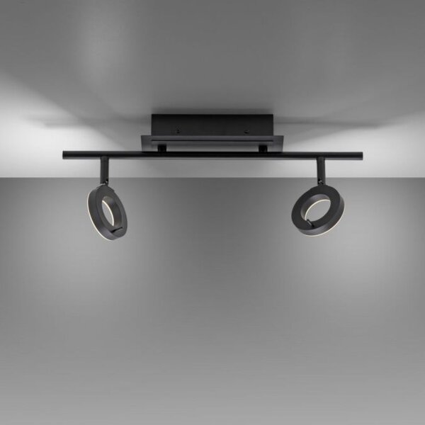 Flexibler LED Deckenspot Anthrazit IP44 50 cm blendarm