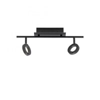 Flexibler LED Deckenspot Anthrazit IP44 50 cm blendarm