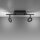 Flexibler LED Deckenspot Anthrazit IP44 50 cm blendarm