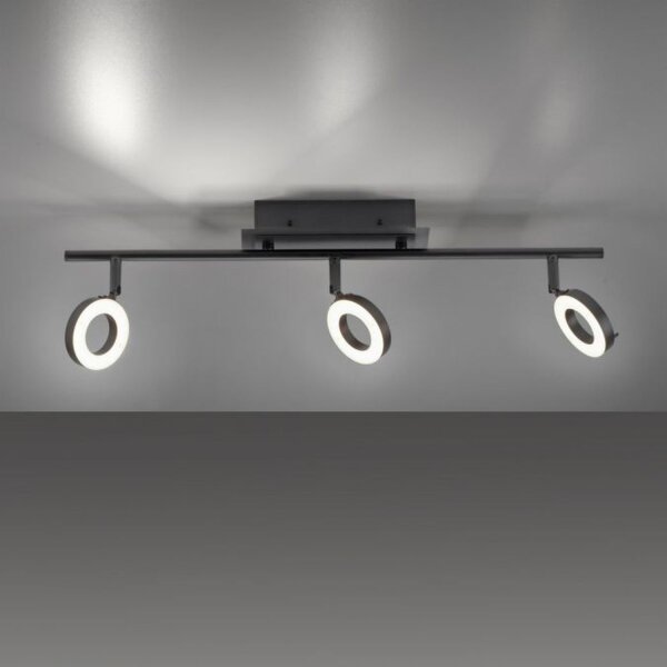 Flexibler LED Deckenspot Anthrazit IP44 67 cm blendarm