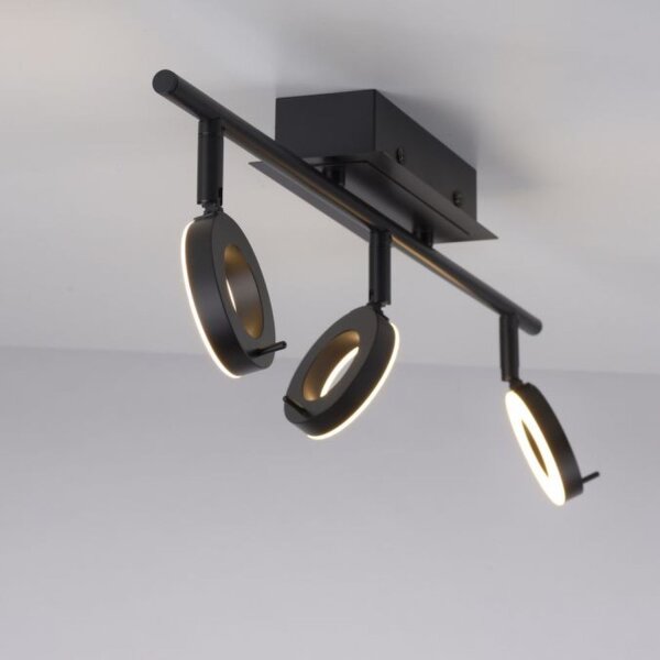 Flexibler LED Deckenspot Anthrazit IP44 67 cm blendarm