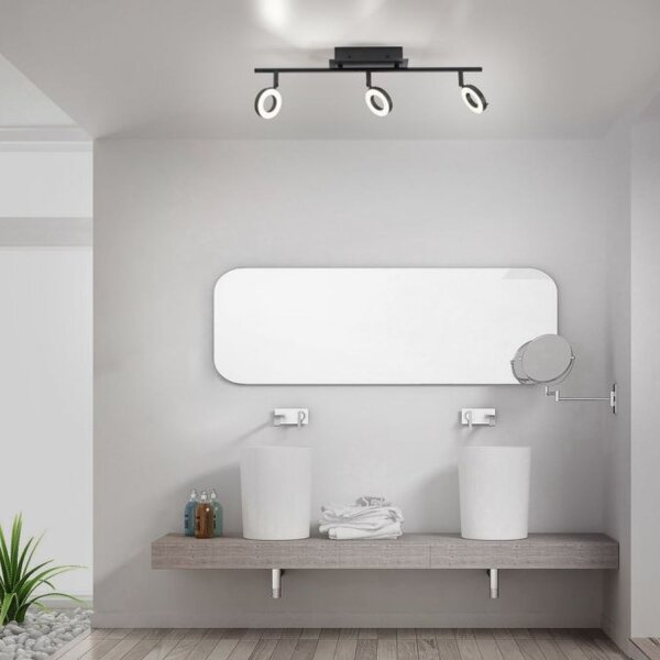 Flexibler LED Deckenspot Anthrazit IP44 67 cm blendarm
