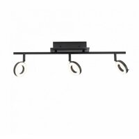 Spot de plafond flexible à LED anthracite IP44 67...