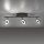 Flexibler LED Deckenspot Anthrazit IP44 67 cm blendarm