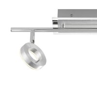 Spot de plafond LED flexible en aluminium IP44 L:50,5 cm
