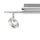 Flexibler LED Deckenspot in Aluminium IP44 L:50,5 cm