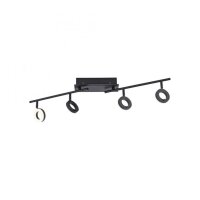Spot de plafond flexible à LED anthracite IP44 94...