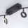 Flexibler LED Deckenstrahler Anthrazit IP44 94 cm 26 W