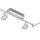 Spot de plafond mobile à LED en aluminium IP44 188 cm