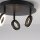 Beweglicher LED Deckenstrahler Anthrazit IP44 Ø33,5 cm