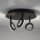 Beweglicher LED Deckenstrahler Anthrazit IP44 Ø33,5 cm