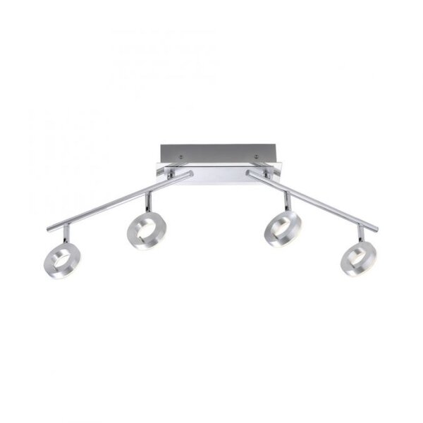 Beweglicher LED Deckenstrahler in Aluminium IP44 94 cm