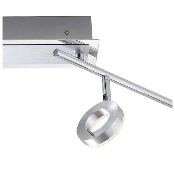 Beweglicher LED Deckenstrahler in Aluminium IP44 94 cm