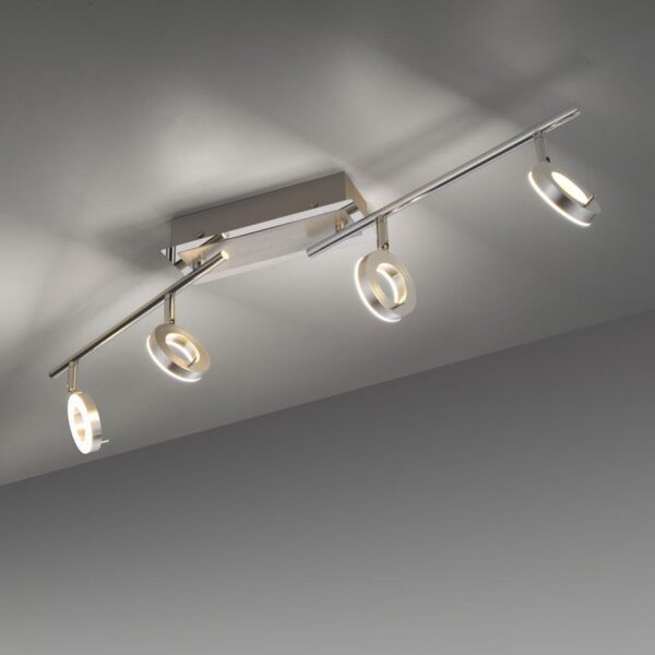Beweglicher LED Deckenstrahler in Aluminium IP44 94 cm