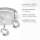 Flexibler LED Deckenstrahler in Aluminium IP44 Ø33,5 cm