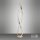 Lampadaire LED à intensité variable en feuille dor 140 cm 3000 K 26 W