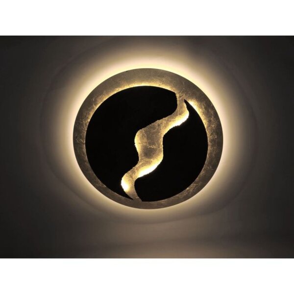 Plafonnier LED à intensité variable Rouille brun or Ø50 cm 3000 K