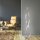 Dimmbare LED Stehlampe in Silber 140 cm 3215 lm 26 W