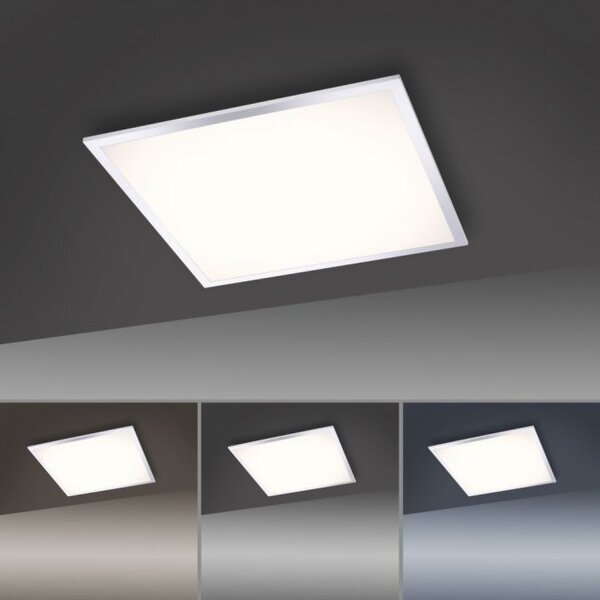 Blendarme LED Deckenlampe in Chrom L:45 cm IP44 dimmbar