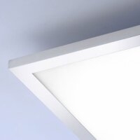 Blendarme LED Deckenlampe in Chrom L:45 cm IP44 dimmbar