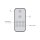 LED Akku Wandlampe Grau dimmbar Fernbedienung Timer 1 W