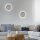 LED Akku Wandlampe Grau dimmbar Fernbedienung Timer 1 W