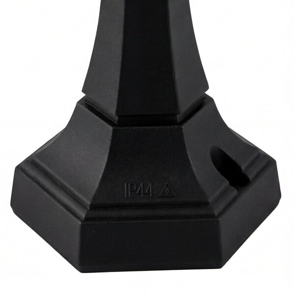 Eclairage de jardin Noir Aluminium H:44cm Rustique