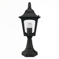 Eclairage de jardin Noir Aluminium H:44cm Rustique