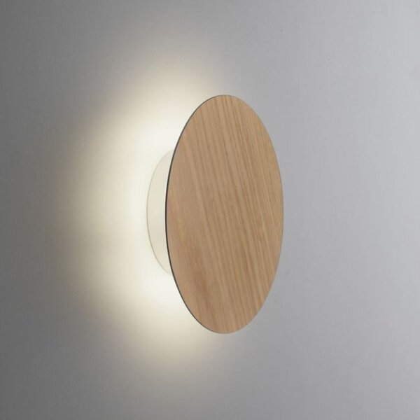 Applique murale LED rechargeable Bois dimmable Télécommande Timer 1 W