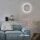 LED Akku Wandlampe Grau Ø25 cm dimmbar Fernbedienung